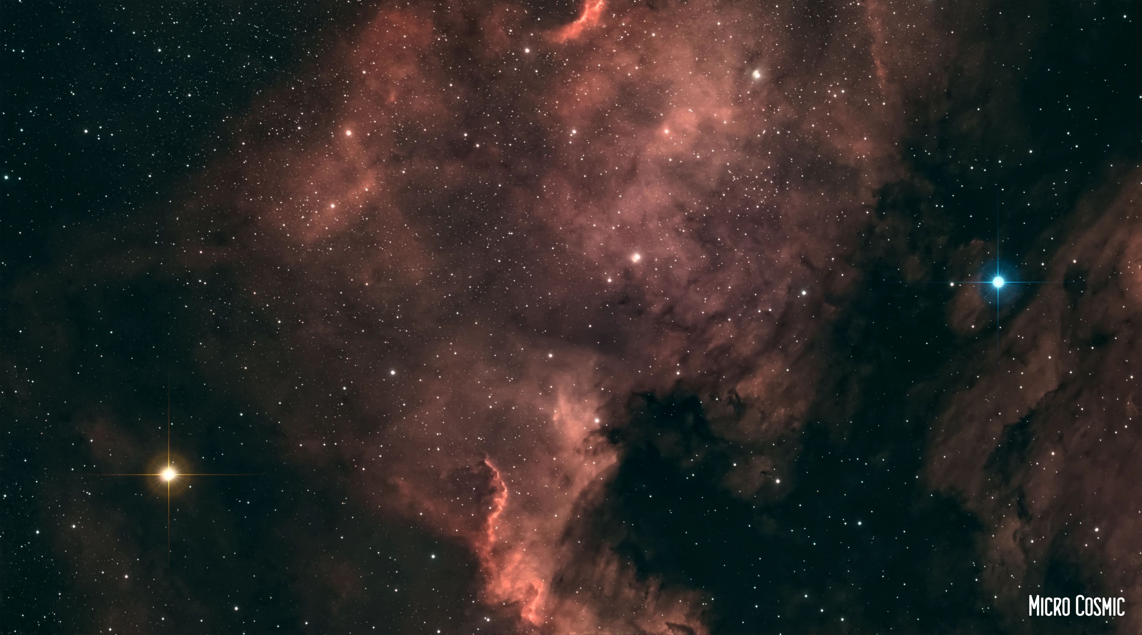 The North American Nebula captured using the Dwarf 3